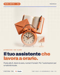Il tuo assistente che lavora a orario