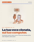 La tua voce clonata sul tuo computer