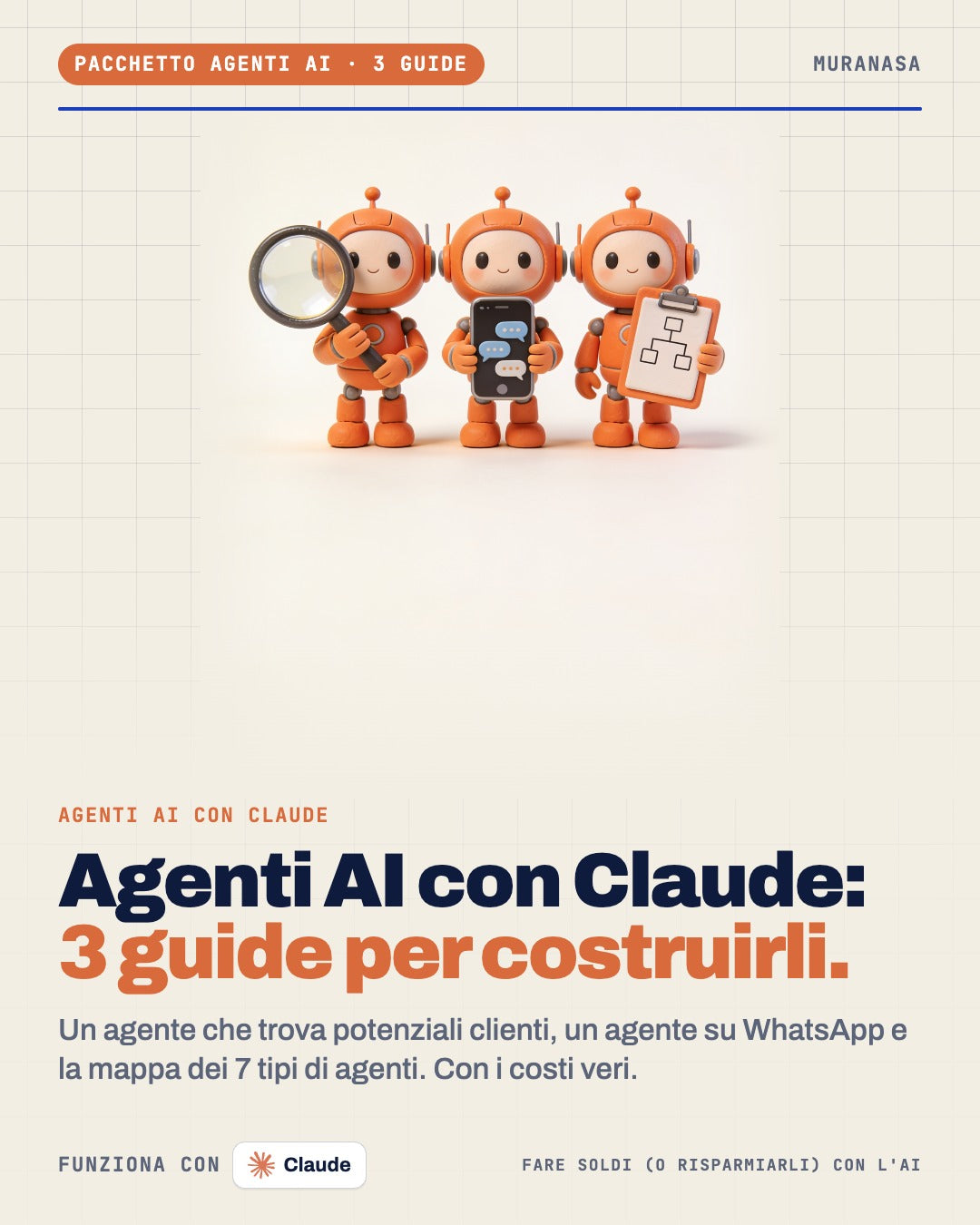 Agenti AI con Claude: 3 guide